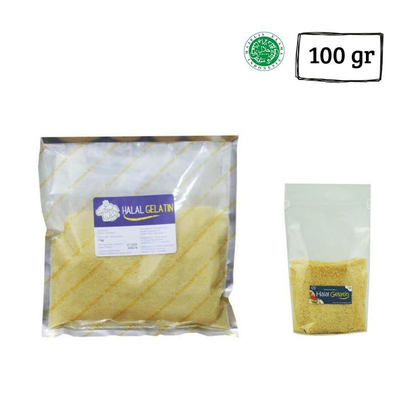 

[100 gr] Gelatin powder/Gelatine powder [HALAL]