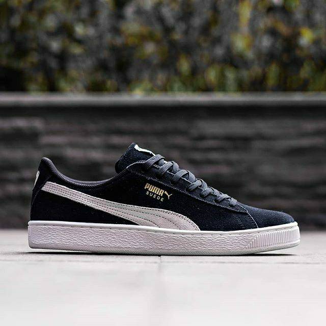 PUMA SUEDE BLACK/WHITE