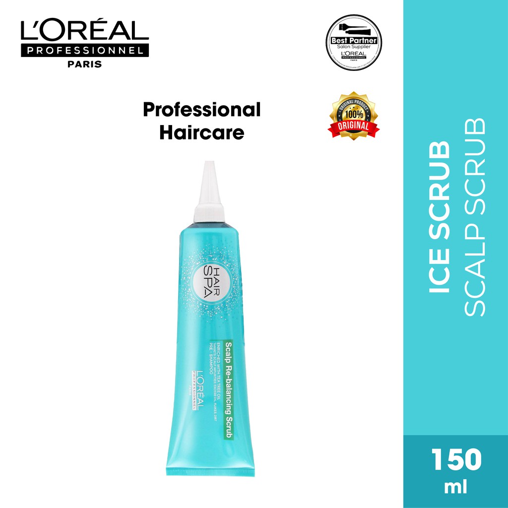 Loreal Prof Hair Spa Scalp Re-balancing Ice Scrub 150ml