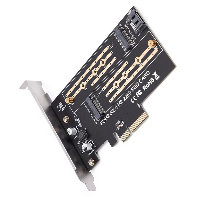 Btsg Kartu Adapter SSD Tahan Lama Electop PCIE Ke Untuk M.2 NVME/NGFF SSD Converter