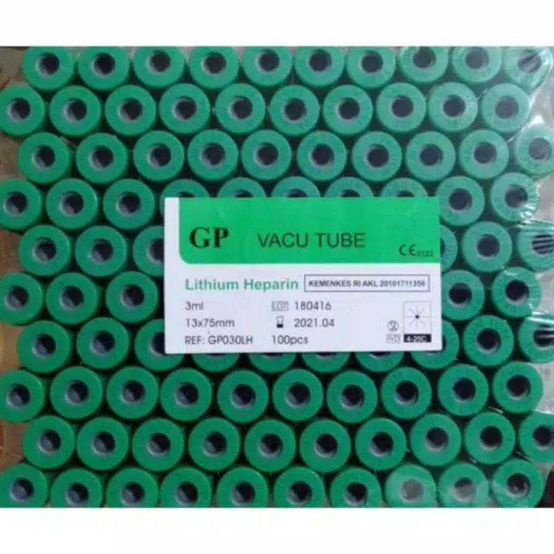 tabung sample darah heparin 3 ml