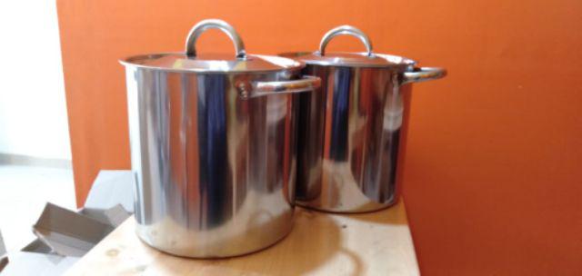 Supra Stainless Stockpot 30 Qt/ Panci Masak Jumbo [28.4 Liter]