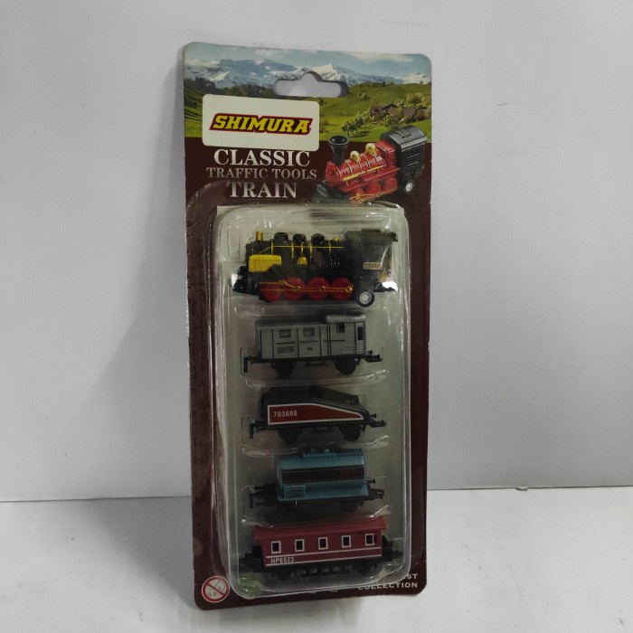 Diecast kereta Api isi 5 pcs