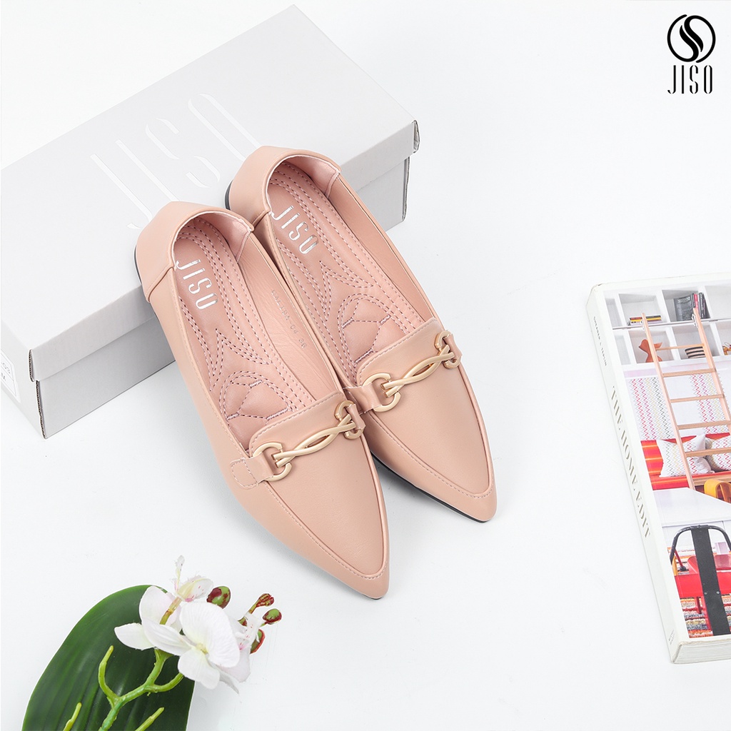 JISO Calisa-04 / Sepatu Pantofel Wanita Wanita Loafers Import Premium