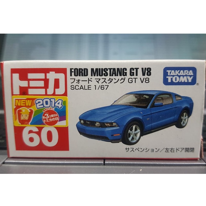Tomica Ford Mustang GT V8 - Biru (60)