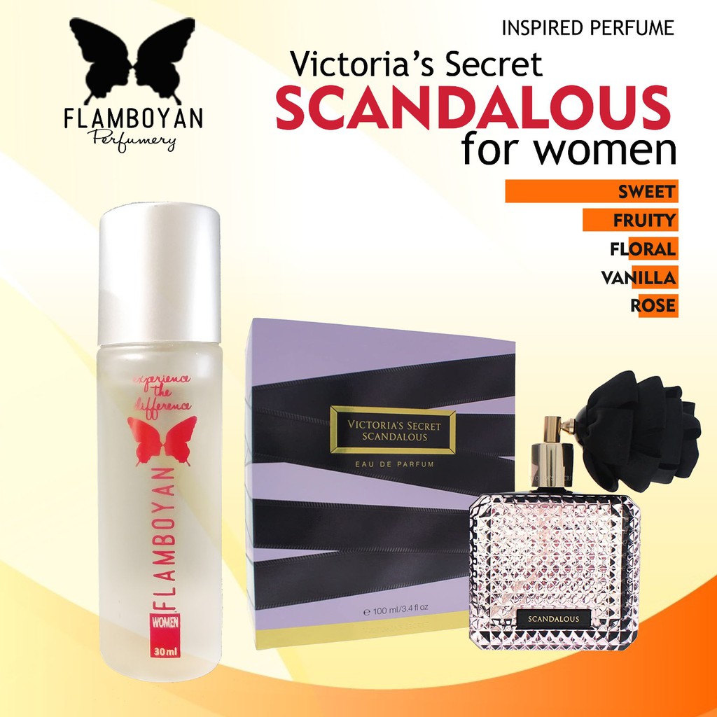 FLAMBOYAN PARFUM Premium Refill-Inspired by VICTORIA'S SECRET SCANDALOUS-Parfum Wanita