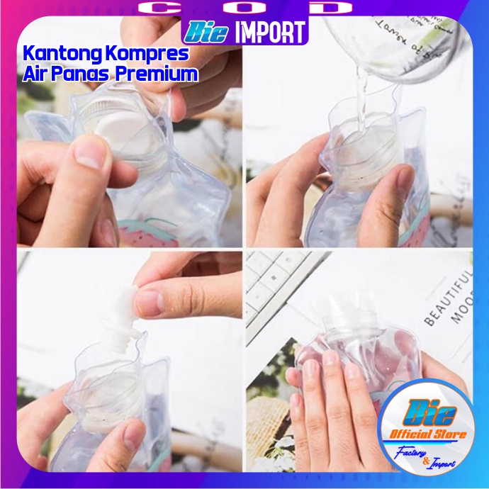 Kantong Kompres Anak Transparan Hot Cold Water Bag Penurun Panas Premium