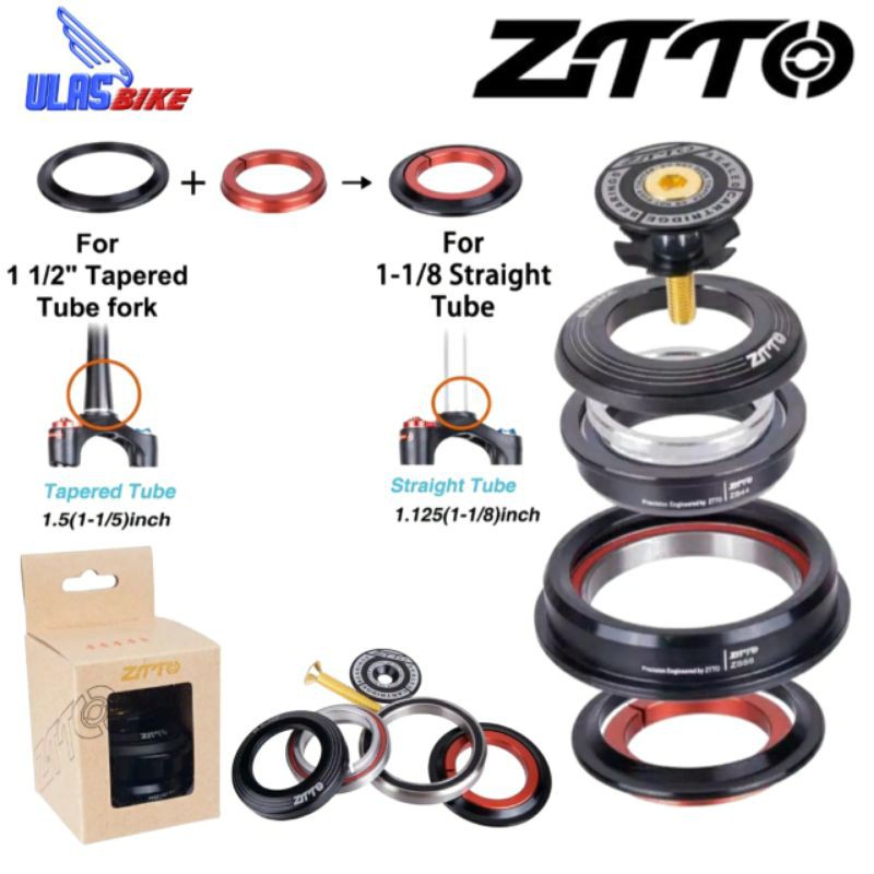 ZTTO Headset Sepeda MTB Tapper dan Non Tapper
