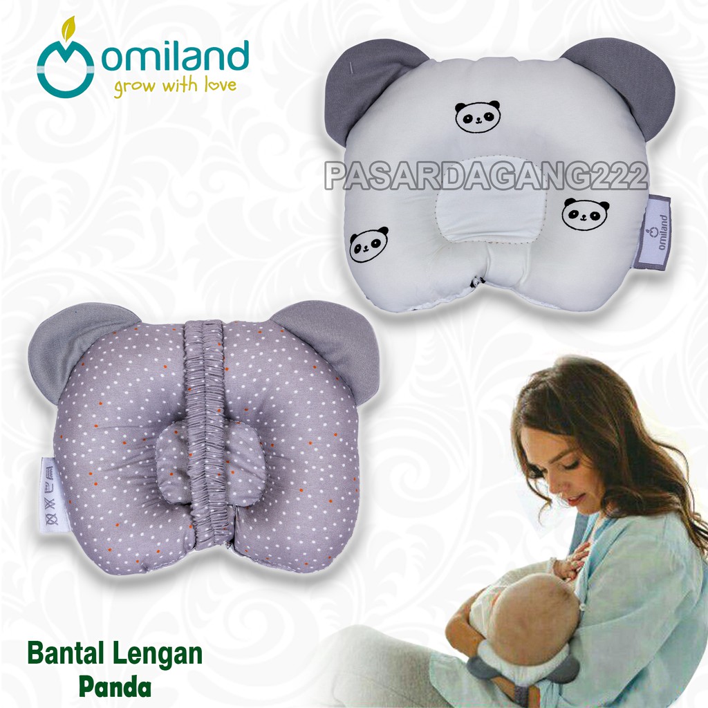 Omiland bantal lengan peang panda bantal menyusui bayi bantal ibu menyusui