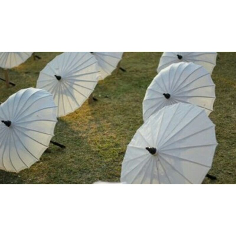 PAYUNG LUKIS / Payung Lukis Kain felles / Payung Geulis Diameter 50cm bahan kain sateen