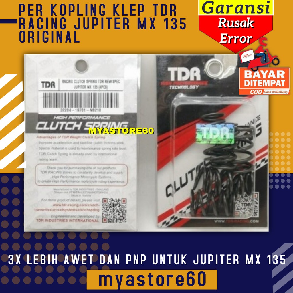 PER KOPLING KLEP TDR RACING - JUPITER MX 135 ORIGINAL