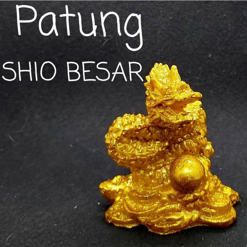Patung Shio NAGA Pajangan 12 Shio Besar Warna Emas