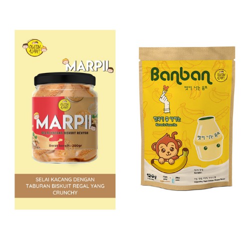 

Promo OlesinAjah Selai Marpii 200Gr + Banban Premium Flavoured Drink - 120G