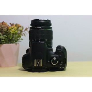 kamera dslr Canon 1300D mulus like new full efek paling