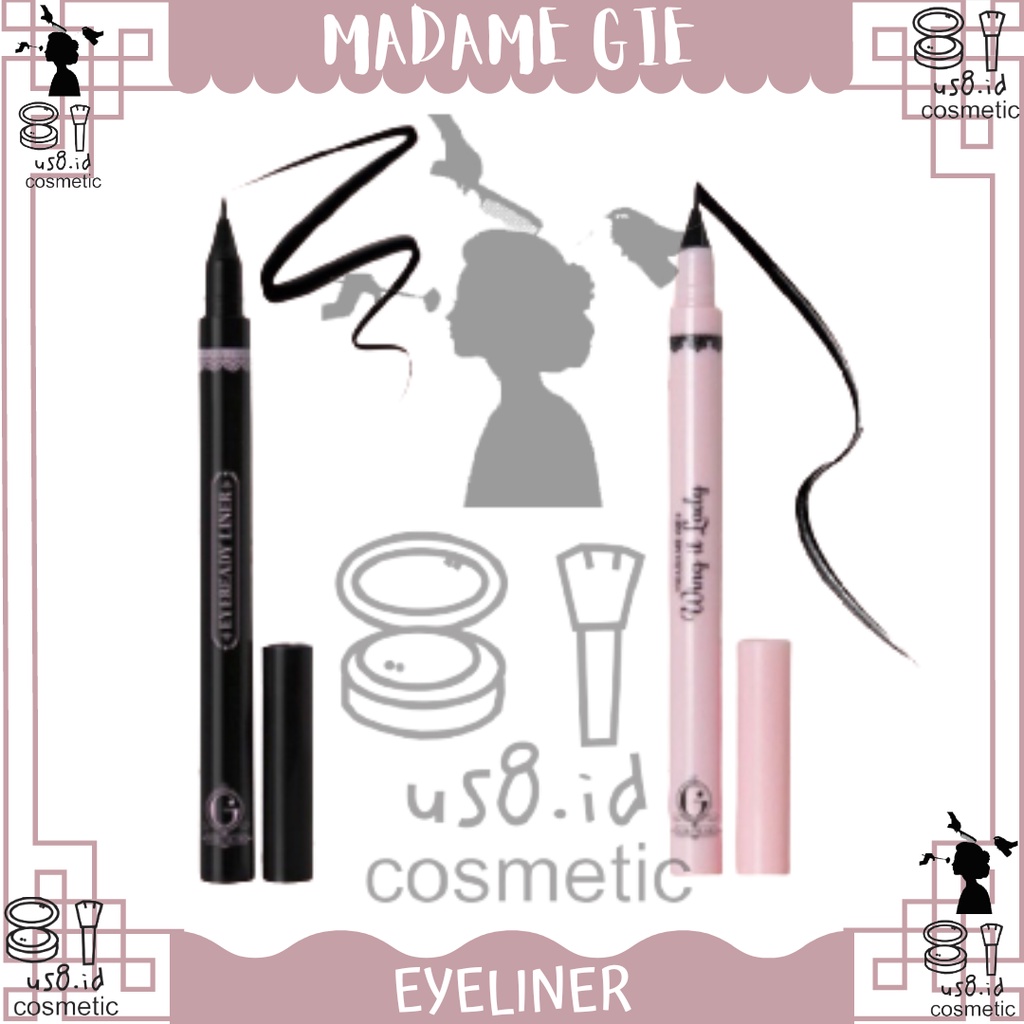 MADAME GIE Eyeready Liner &amp; Eye Wing It Lady Liner 1g | madam gie eyeliner waterproof spidol