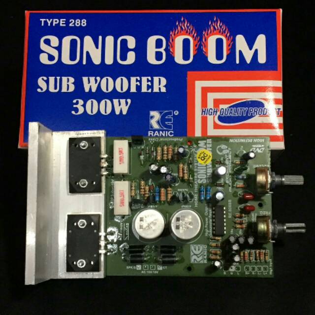 sonic boom subwoofer