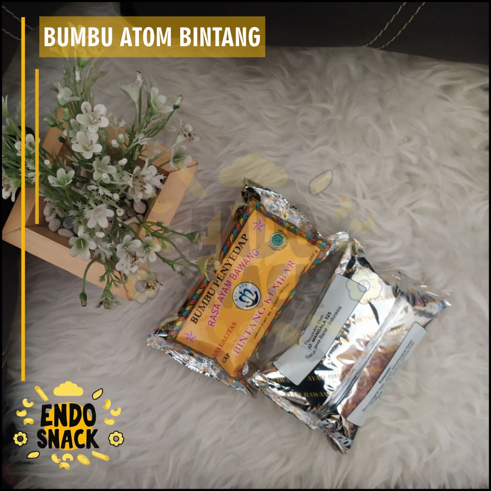 250Gr Bumbu ATOOM BINTANG MDL-525 Bumbu Penyedap Rasa Ayam Bawang Baso Aci