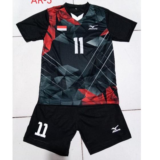 Harga Spesial--COD setelan kaos voli baju voli proliga kaos badminton kaos bola