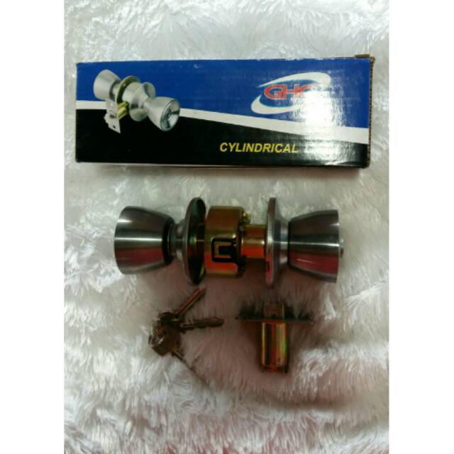 Kunci kamar mandi bulat / kunci pintu PVC