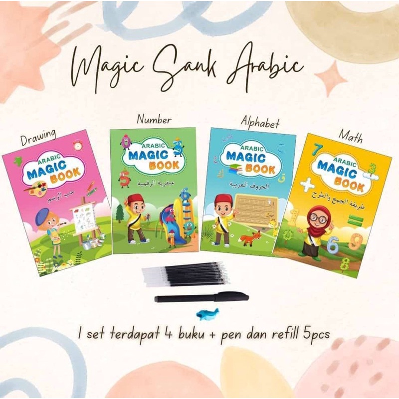Magic Sank Book Arabic / Hijaiyah