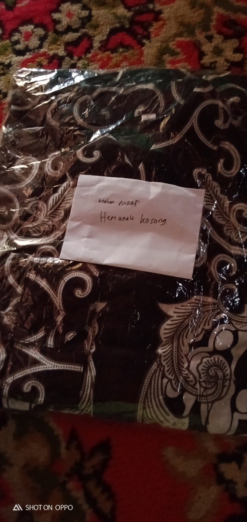 Batik Couple Keluarga Sania Ruffle Ori Ndoro Jowi Dnt Ulir Putih