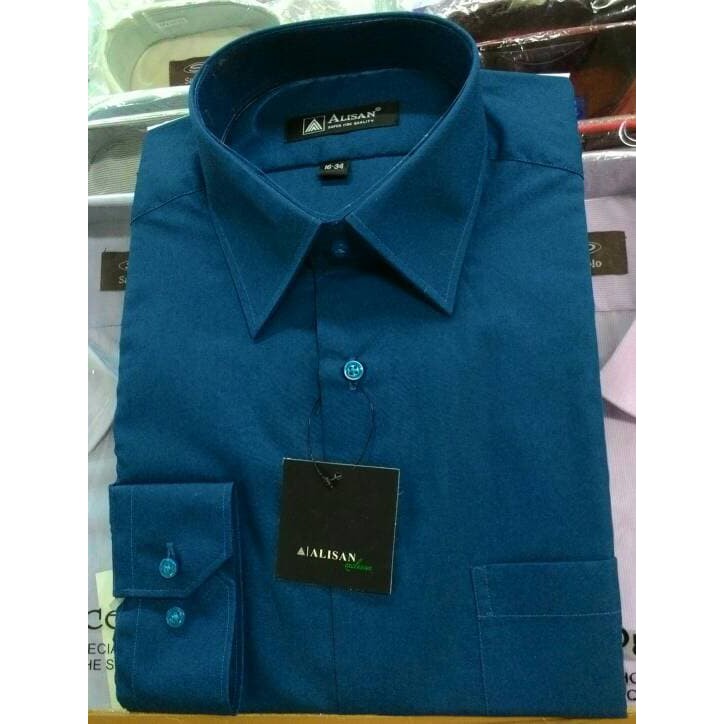 Kemeja Pria Alisan Tosca Tua Panjang Reguler