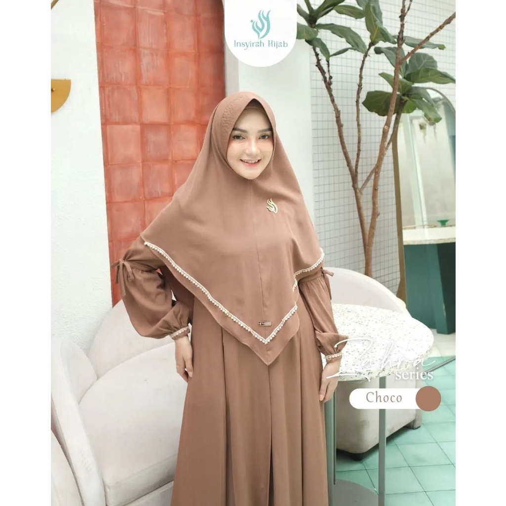 Murah ABA agen baju dress muslim GAMIS  wanita POLOS CITRA EMBOS XL Keren