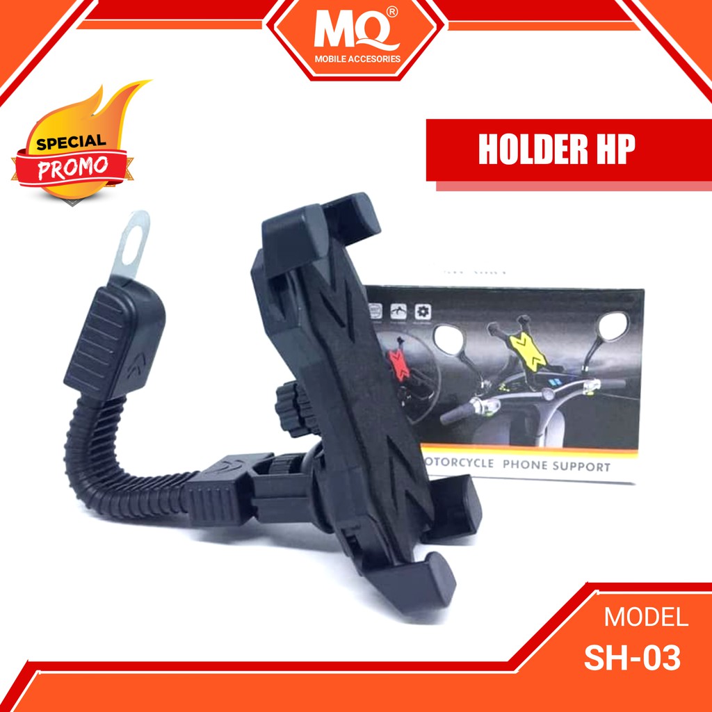 Holder Motor & Sepeda HP GPS/Dudukan HP di Spion & Setang TERLARIS bonkio dudukan hp sepeda motor