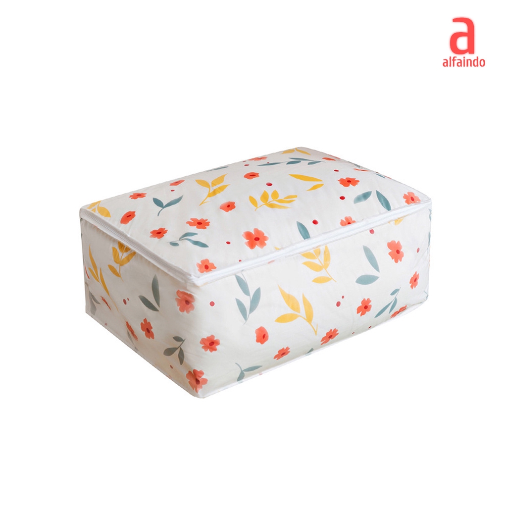 Alfaindo Storage Box Baju Tempat Penyimpanan Pakaian Storage Bag 60x40 cm TP002