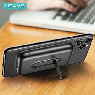 USAMS PB51 POWERBANK WIRELESS 4000mAh with HOLDER | Shopee