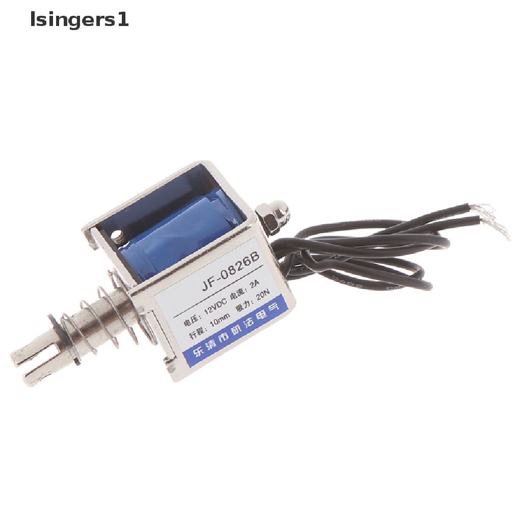 (lsingers1) Jf-0826b solenoid Elektromagnetik 12V / 2A 10mm 20N