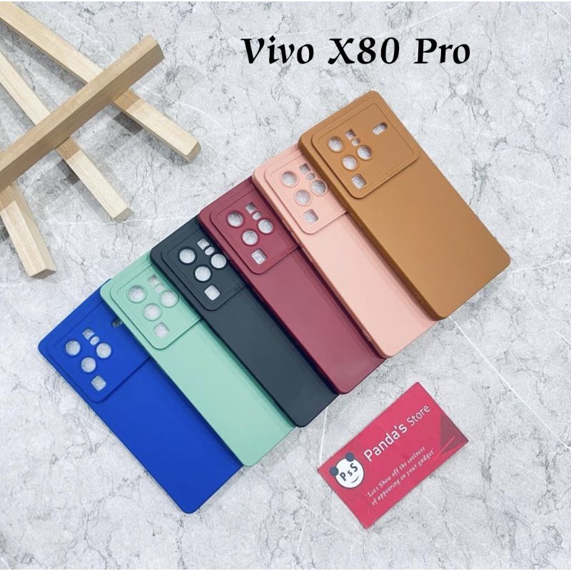 Softcase Pro Camera Vivo X80 , X80 Pro  Candy Case Full Color 3D Silikon TPU