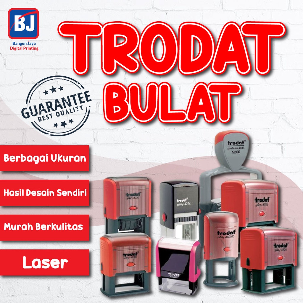 

Trodat bulat atau Oval Custum bisa Desain Sendiri Murah Berkualitas - harga 100