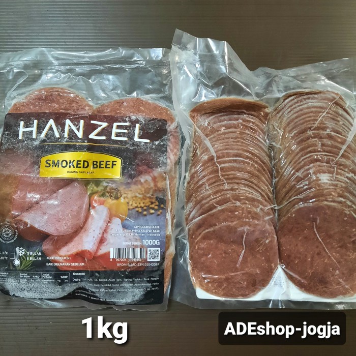 

Daging Asap - Smoked Beef Hanzel Harmoni 1Kg Daging Asap