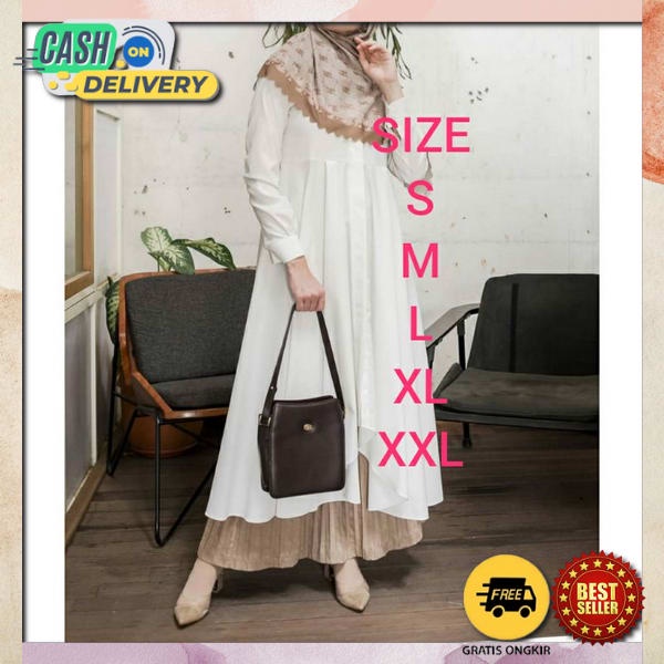 Thunik Wanita Kerja Santai Tunik Wanita Terbaru 2022 Jalan Jalan Baju Tunic Perempuan Kondangan Thun