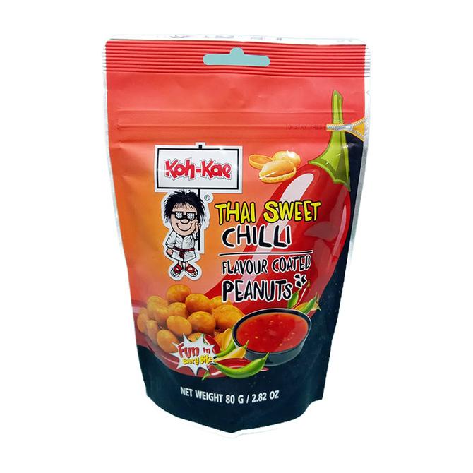 

`````````] KOH-KAE THAI SWEET CHILLI FLAV COATED 80 G