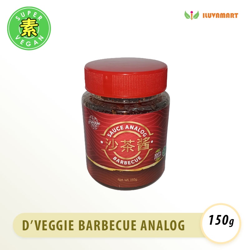 

D'Veggie Sauce Analog Barbecue 150gr Sauce Bbq Analog VEGAN Sa Cha Ciang