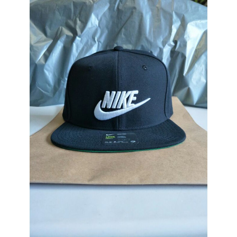 Topi Nike Futura Pro Snapback Cap Black Pine Green