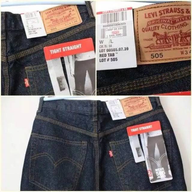 Celana Panjang Jeans Basic Model Standar Warna Garment / Biru Tua / Biru Dongker Terlaris