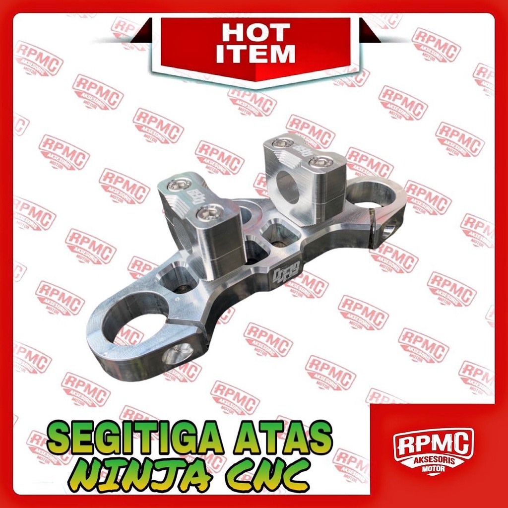 SEGITIGA ATAS NINJA RR CNC T ATAS KAWASAKI NINJA ALMU CNC SET RAISER KLEM STANG DDF TRIPLE CLAM NINJ