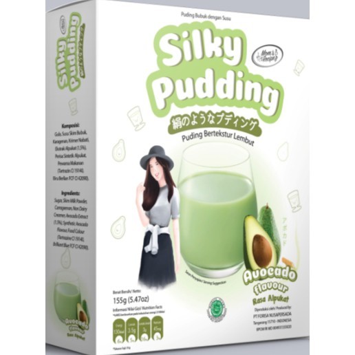 

Silky Pudding Avocado 155gr / jelly premix silky lembut