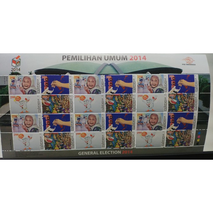 

Full Sheet Perangko Indonesia Pemilu 2014