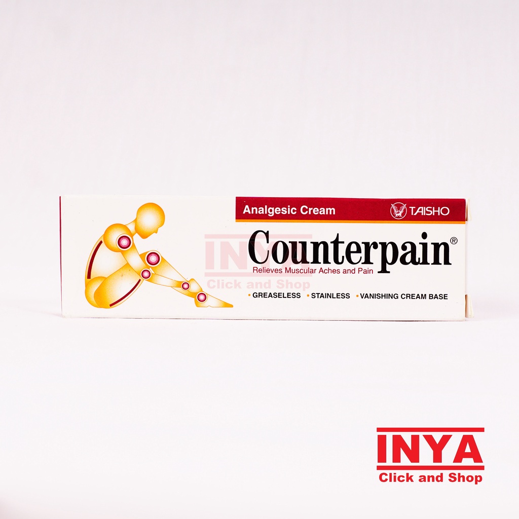 COUNTERPAIN 30gr ANALGESIC CREAM TAISHO - KRIM PEREDA NYERI OTOT