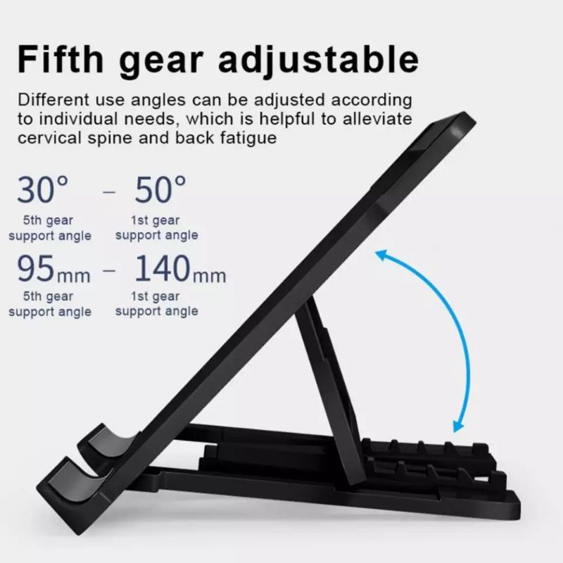 Holder HD-46 Stand Holder Laptop Tablet Notebook  Portable Antiselip Dapat di Lipat HD46  HD 46