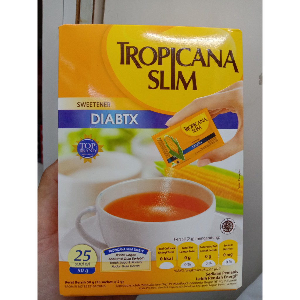 

Tropicana slim Sweet Diabetics Sach 25'S