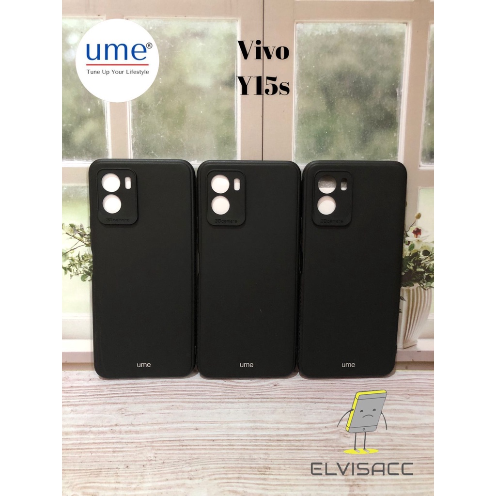 CASE VIVO Y15S SILIKON BLACK DOVE PROTECTION VIVO Y15S