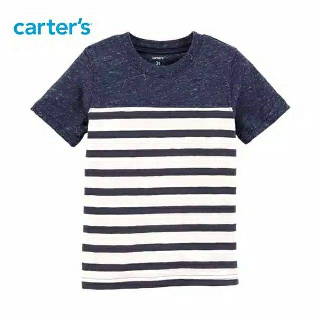 Carters tee kaos anak laki laki stripe garis