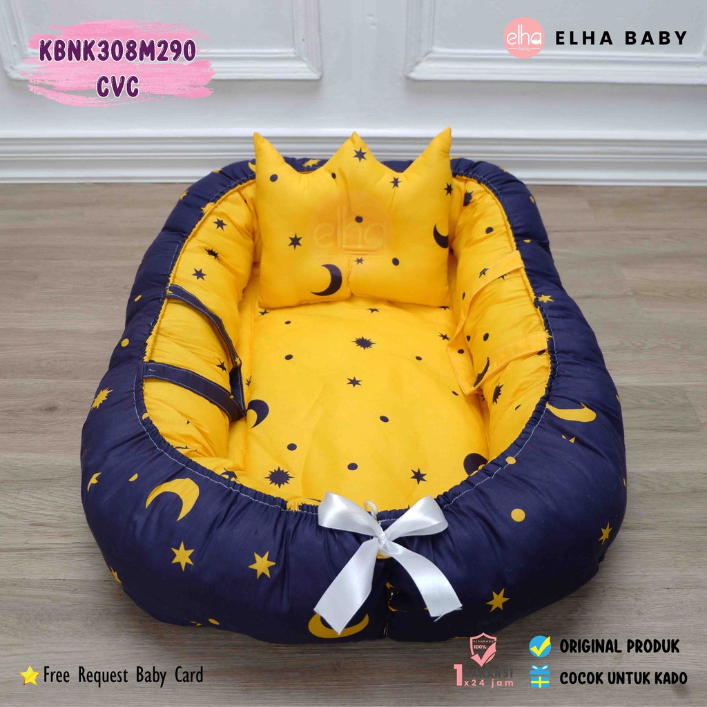 Kasur Bayi Perahu Nest Lengkap Kelambu Tempat Tidur Bayi Karakter Perlengkapan Bayi Baru Lahir