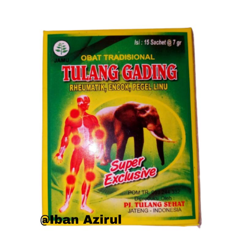 

JAMU TULANG GADING KUALITAS SUPER