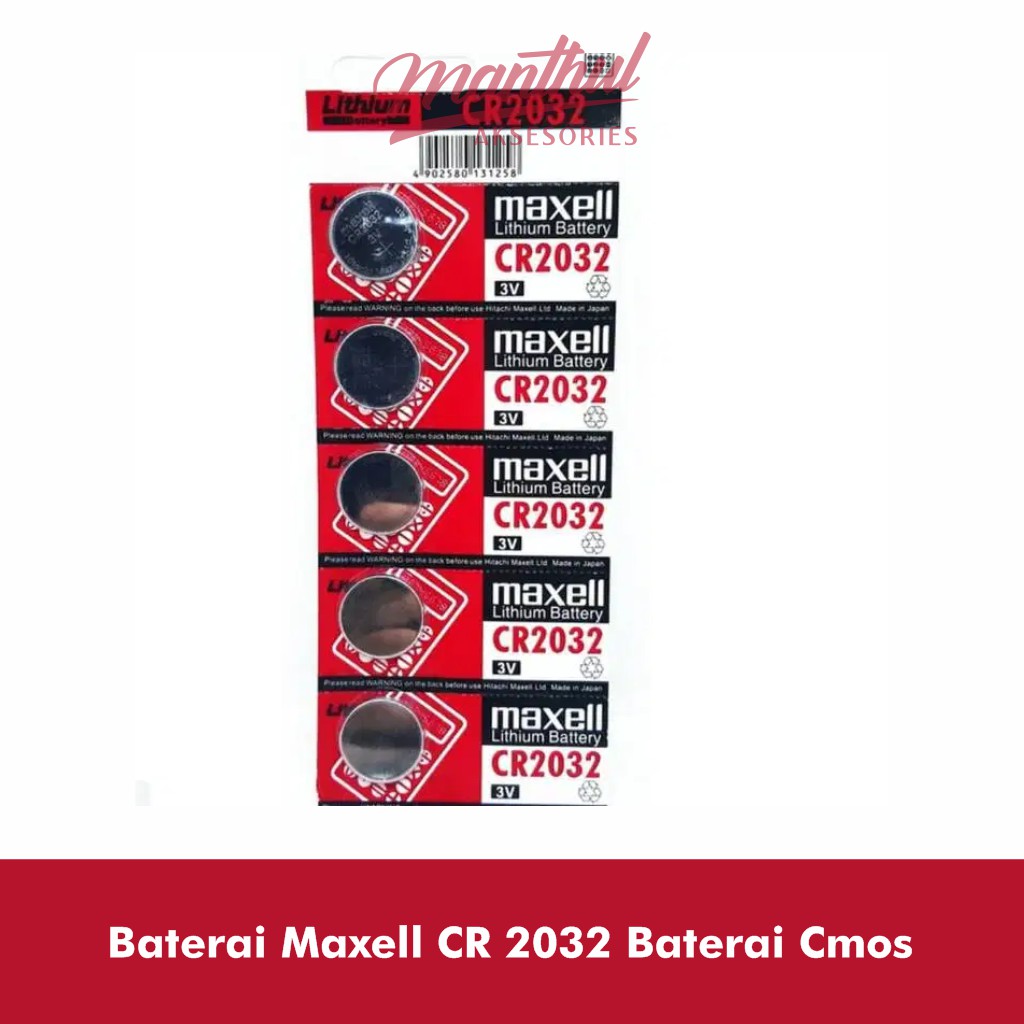 Baterai Maxell CR 2032 Baterai Cmos